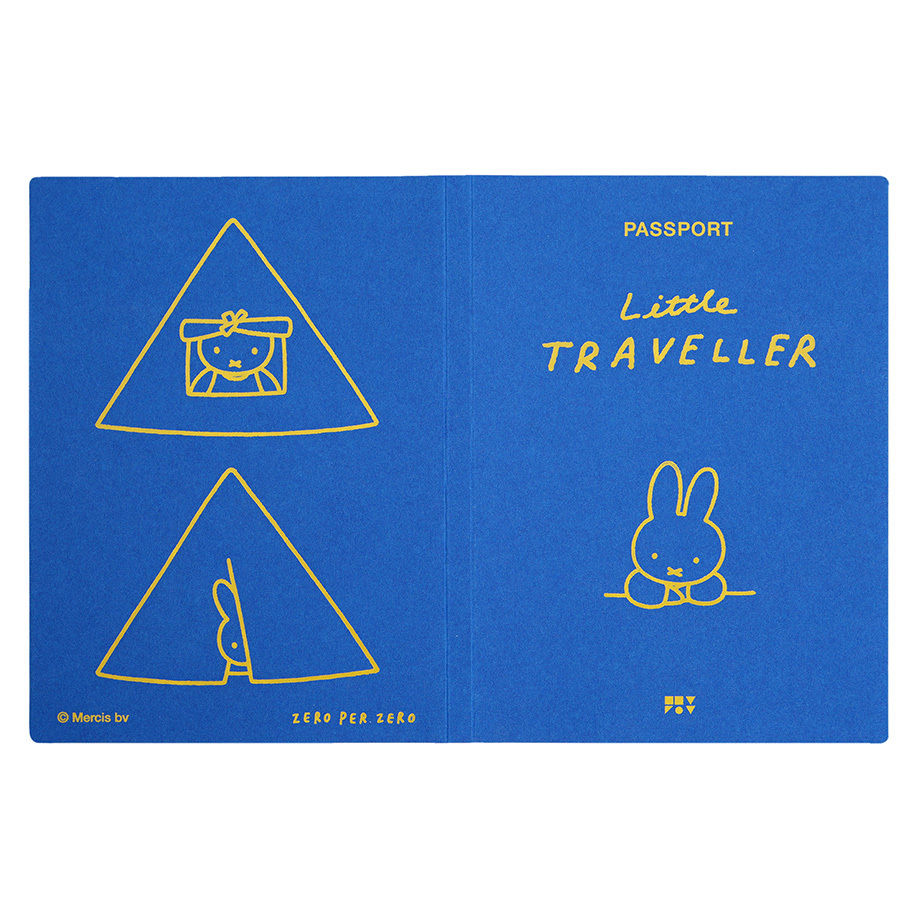 MIFFY BLUE | Miffy Passport cover | ZERO PER ZE...