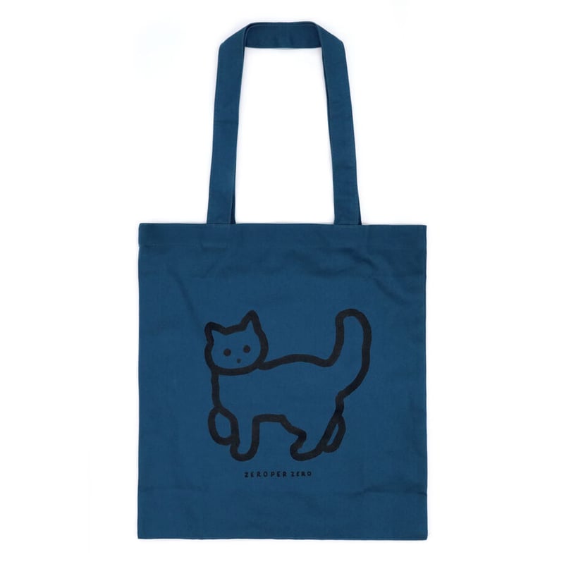 CAT navy | Eco bag | ZERO PER ZERO_JP