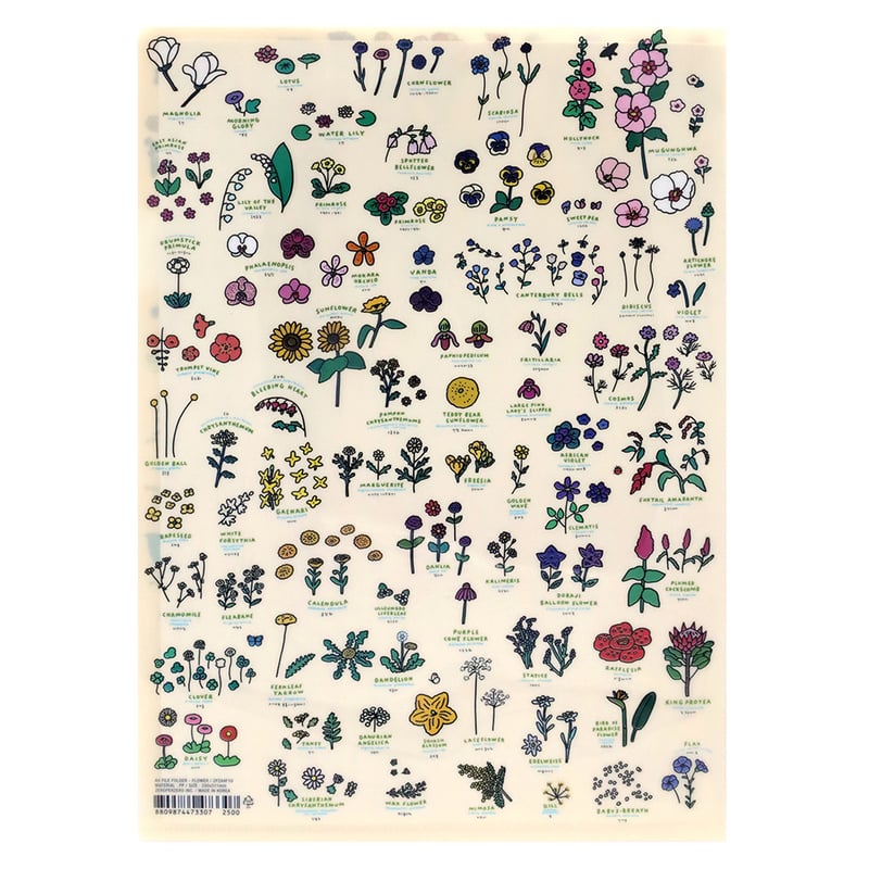 flowermemoryページ FLOWER | A4 folder | ZERO PER ZERO_JP