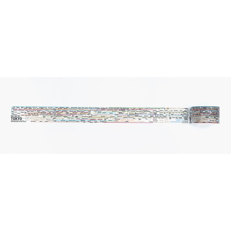TOKYO SUBWAY MAP | Masking tape | ZERO PER ZERO_JP