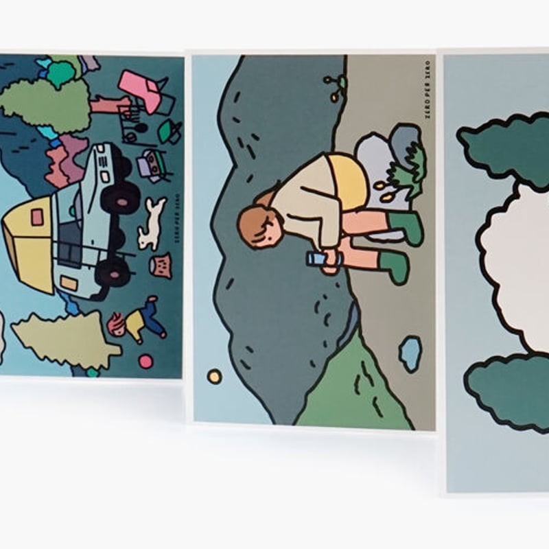 CAMPING | Postcard set | ZERO PER ZERO_JP