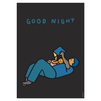 READING (GOOD NIGHT) | A3 poster（受注生産商品）