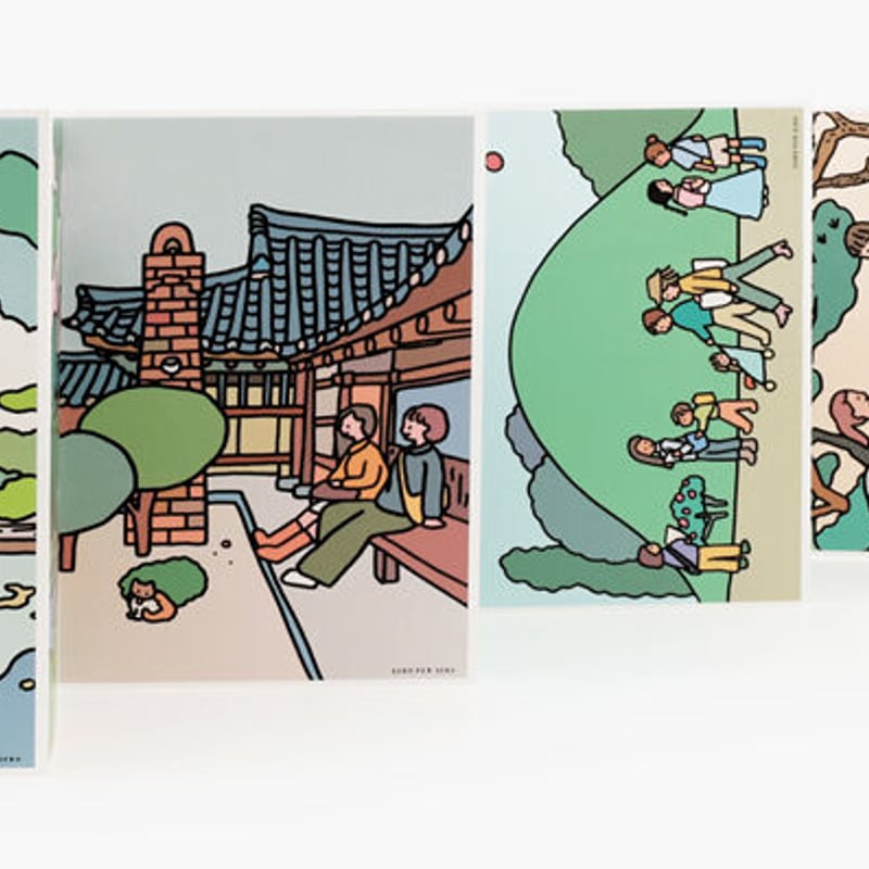 GYEONGJU | Postcard set | ZERO PER ZERO_JP