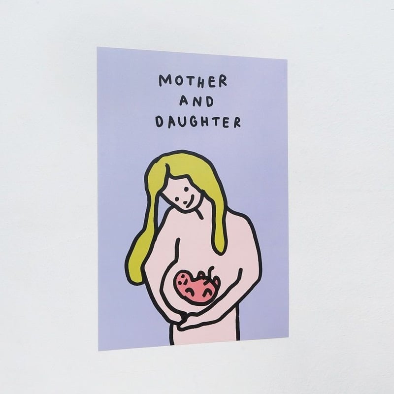 MOTHER AND DAUGHTER | A3 poster（受注生産商品） | ZERO