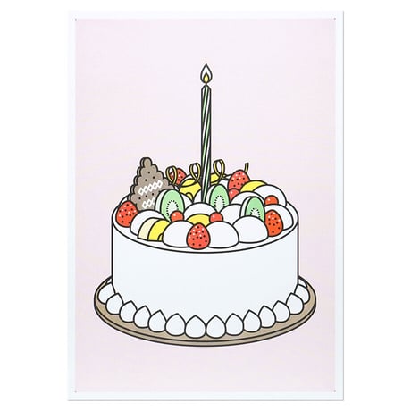 CREAM CAKE2 | A3 RISO poster
