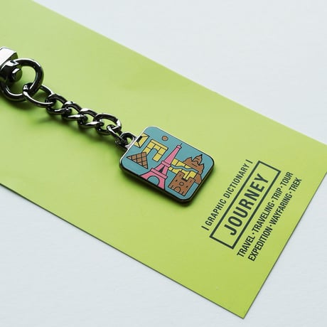 PARIS | Metal Keyring