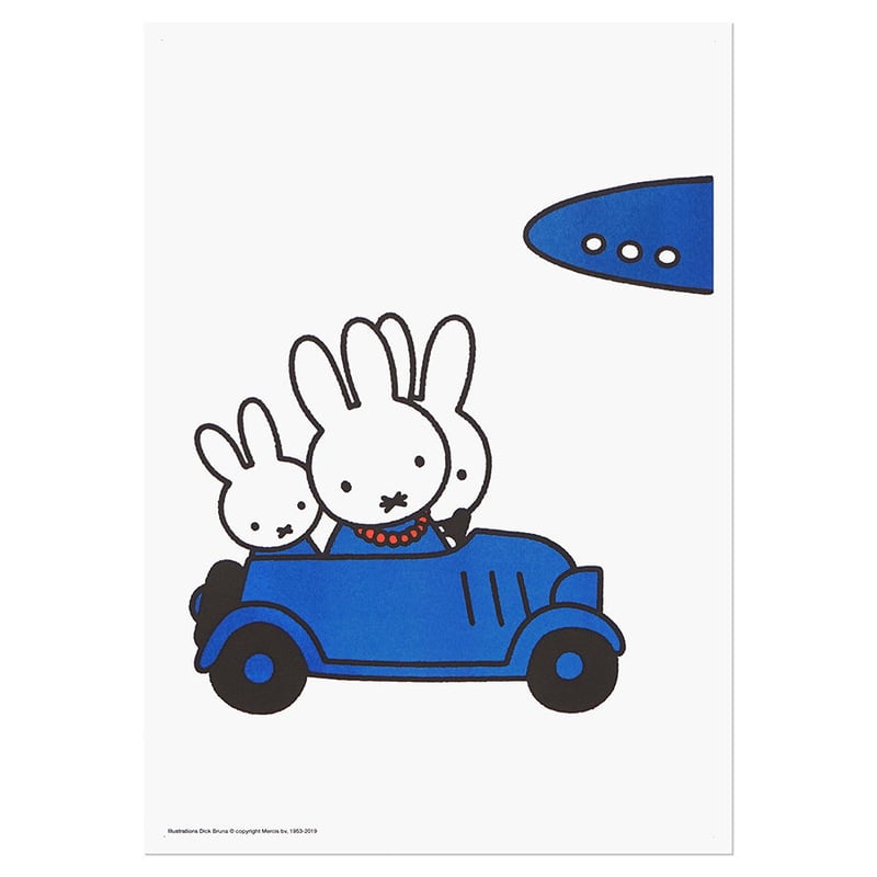 FAMILY TRAVELLING | Miffy A3 RISO poster | ZERO