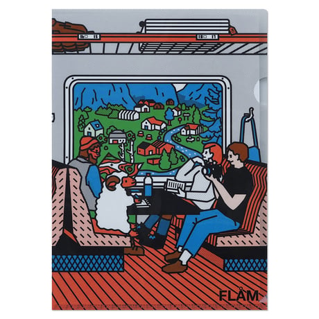 TRAIN (FLAM) | A4 folder