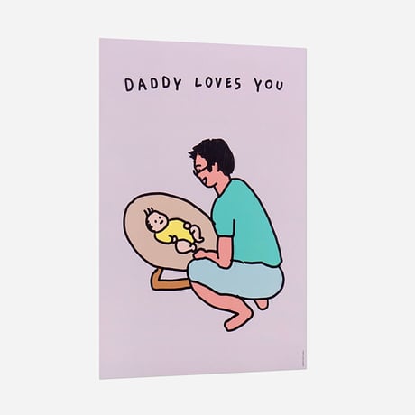 FATHER AND BABY | A3 poster（受注生産商品）