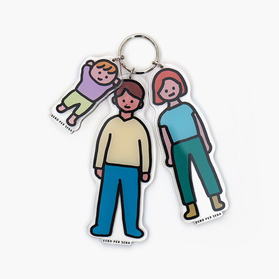 【wawa様】お取り置き　ZEROキー100本 BABY 4 [S] | Stand Up Keyring | ZERO PER ZERO_JP