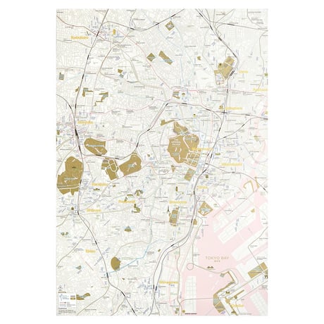 TOKYO brown | Railway poster
