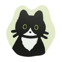 TUXEDO CAT FACE | Mouse pad (DIE-CUT)
