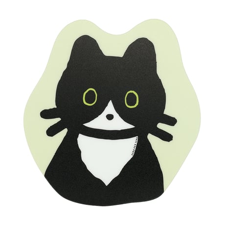 TUXEDO CAT FACE | Mouse pad (DIE-CUT)