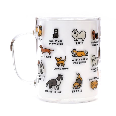 DOG DICTIONARY L | Glass cup