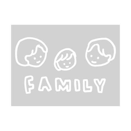 FAMILY 1 | Contact paper sticker