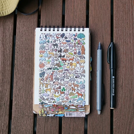 DIARY STICKER-ANIMAL | Sticker