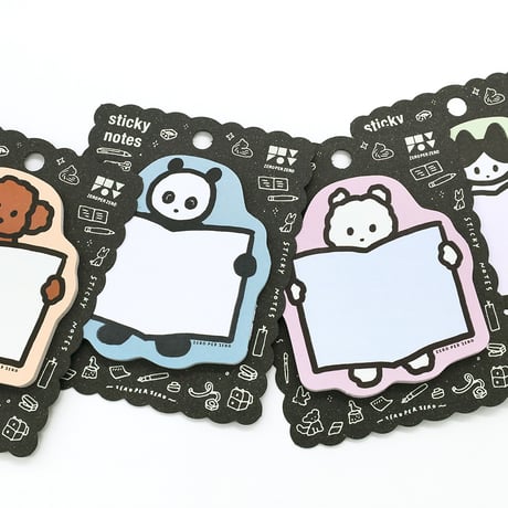 WHITE PUPPY | Sticky notes