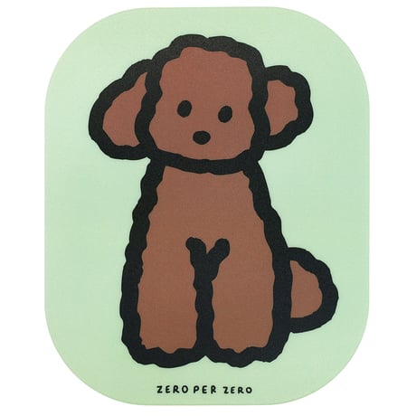 BROWN POODLE 3 | Mouse pad (DIE-CUT)