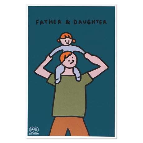 FATHER & DAUGHTER2 | Postcard set