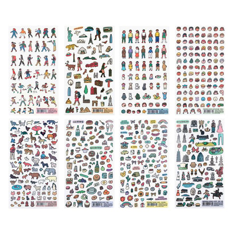 DIARY STICKER-PEOPLE | Sticker