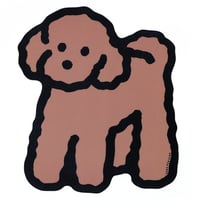 BROWN POODLE | Mouse pad (DIE-CUT)