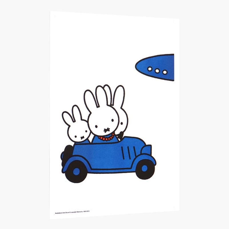 FAMILY TRAVELLING | Miffy A3 RISO poster | ZERO