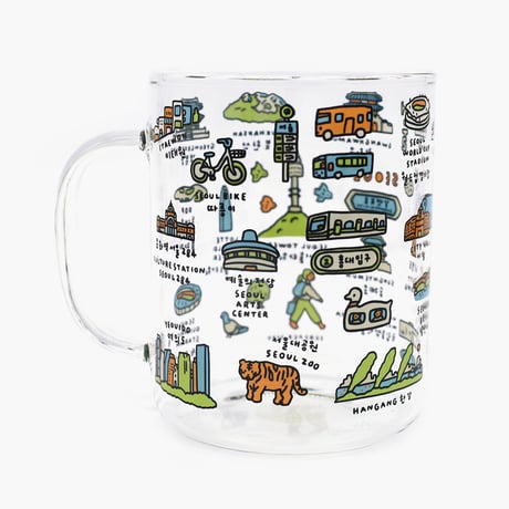 SEOUL DICTIONARY L | Glass cup