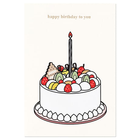 CREAM CAKE | Cake card