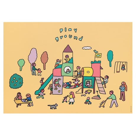 PLAYGROUND | A3 poster（受注生産商品）