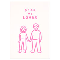 DEAR MY LOVER | Pressed card