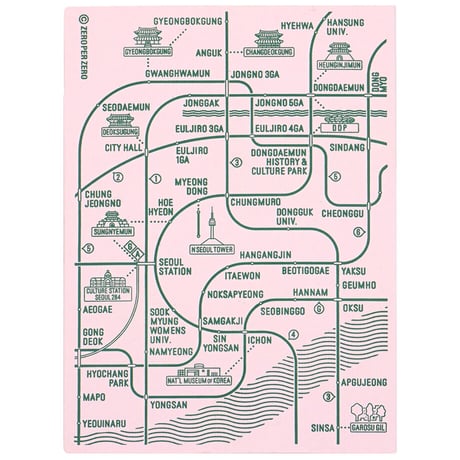 SEOUL pink | Passport cover