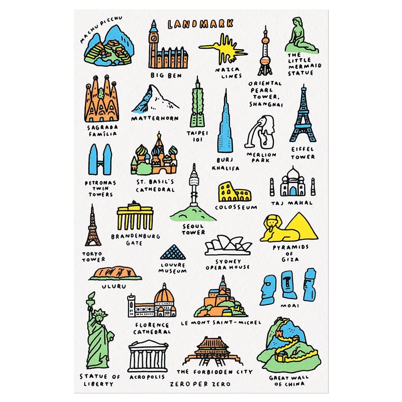 LANDMARK | Postcard | ZERO PER ZERO_JP