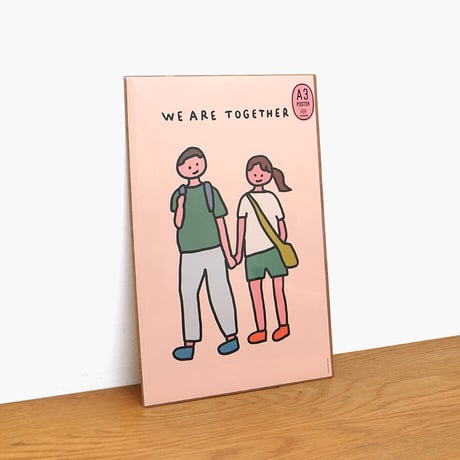 COUPLE2 (TOGETHER) | A3 poster（受注生産商品）