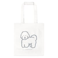 DOG white | Eco bag