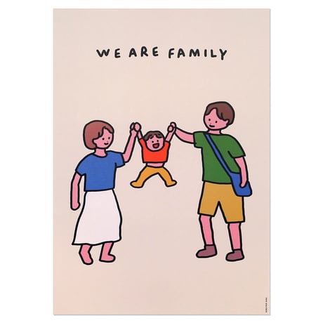 FAMILY JUMP | A3 poster（受注生産商品）