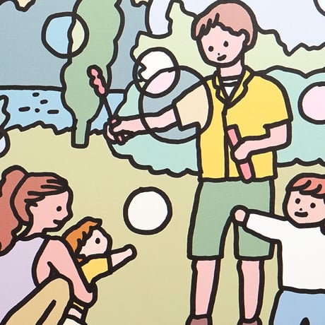 SOAP BUBBLES | A3 poster（受注生産商品）