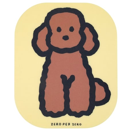 BROWN POODLE 2 | Mouse pad (DIE-CUT)