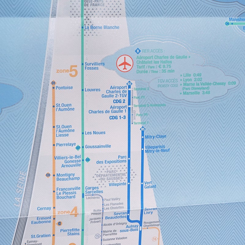 PARIS (gray) | City map | ZERO PER ZERO_JP