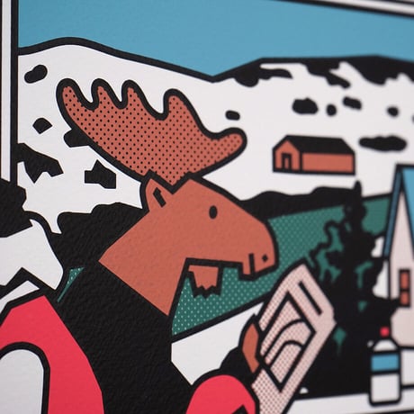 FLÅM 3 | Silkscreen poster（受注生産商品）