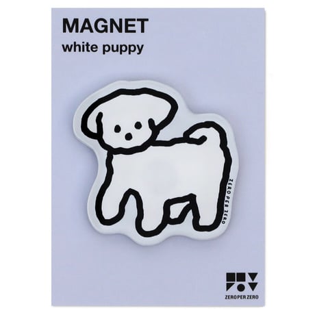 WHITE PUPPY | Magnet