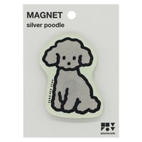 SILVER POODLE | Magnet