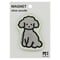 SILVER POODLE | Magnet
