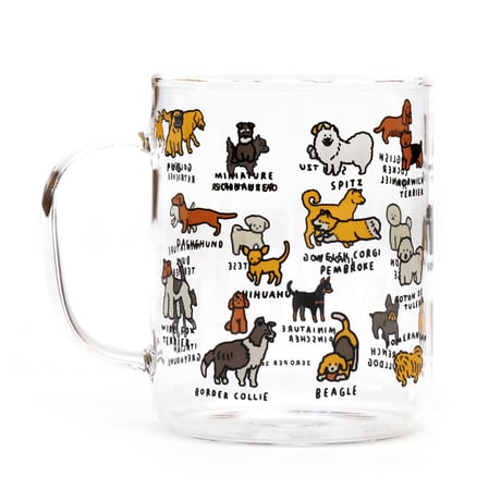 DOG DICTIONARY L | Glass cup