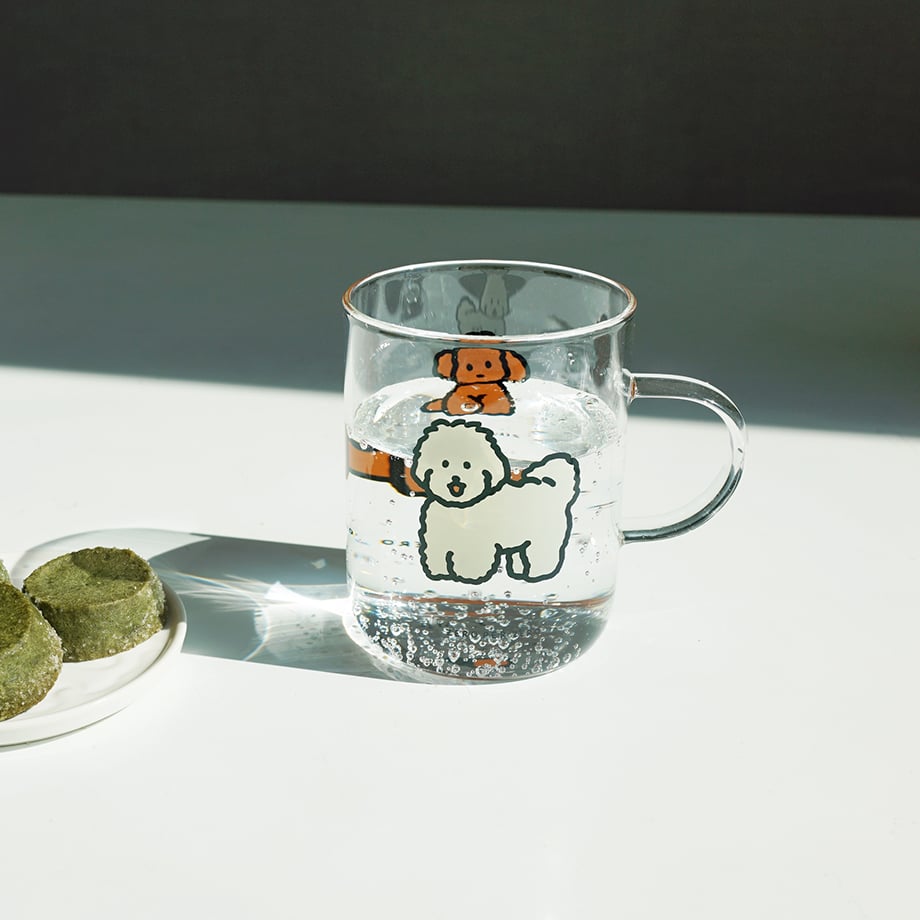 DOG 2 M | Glass cup | ZERO PER ZERO_JP