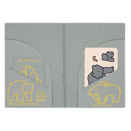 SEA OTTER gray | Passport cover 2