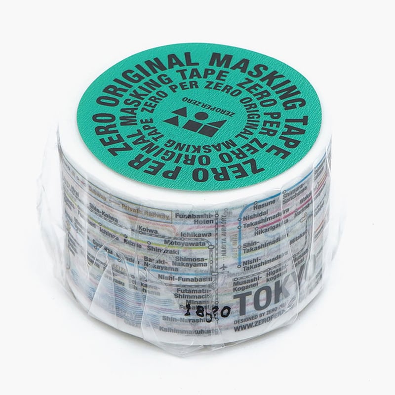 TOKYO SUBWAY MAP | Masking tape | ZERO PER ZERO_JP