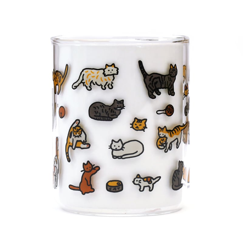 CAT DICTIONARY L | Glass cup | ZERO PER ZERO_JP