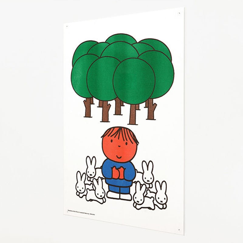 FOREST | Miffy A3 RISO poster | ZERO PER ZERO_JP