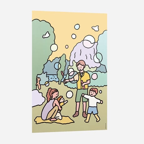 SOAP BUBBLES | A3 poster（受注生産商品）