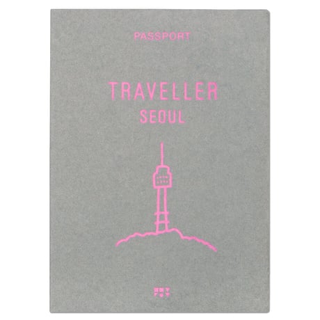 WALK WALK SEOUL gray | Passport cover